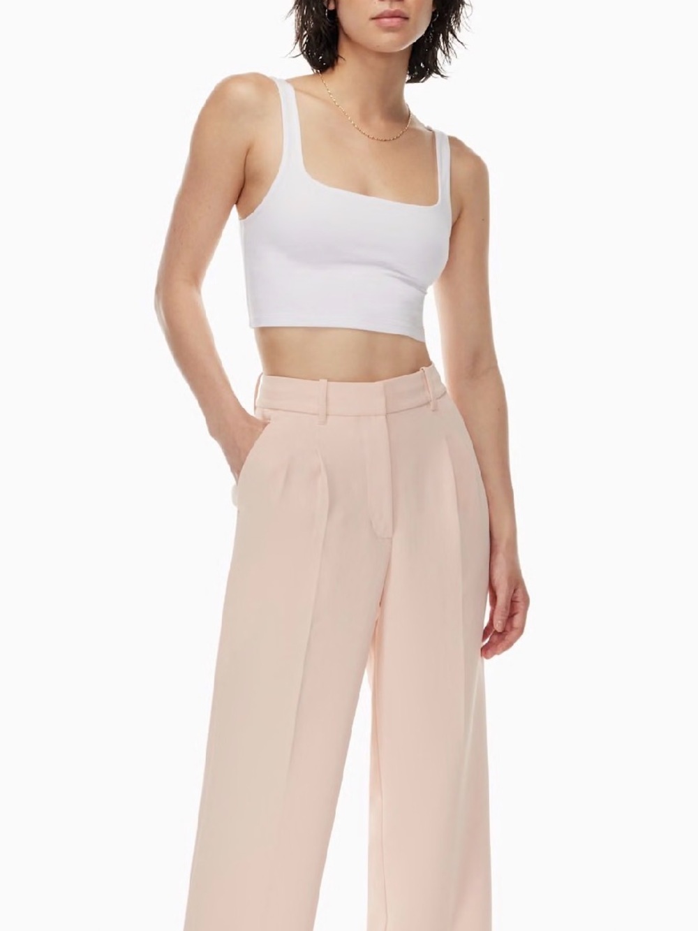 Aritzia Wilfred The Effortless Linen Tencel Pant